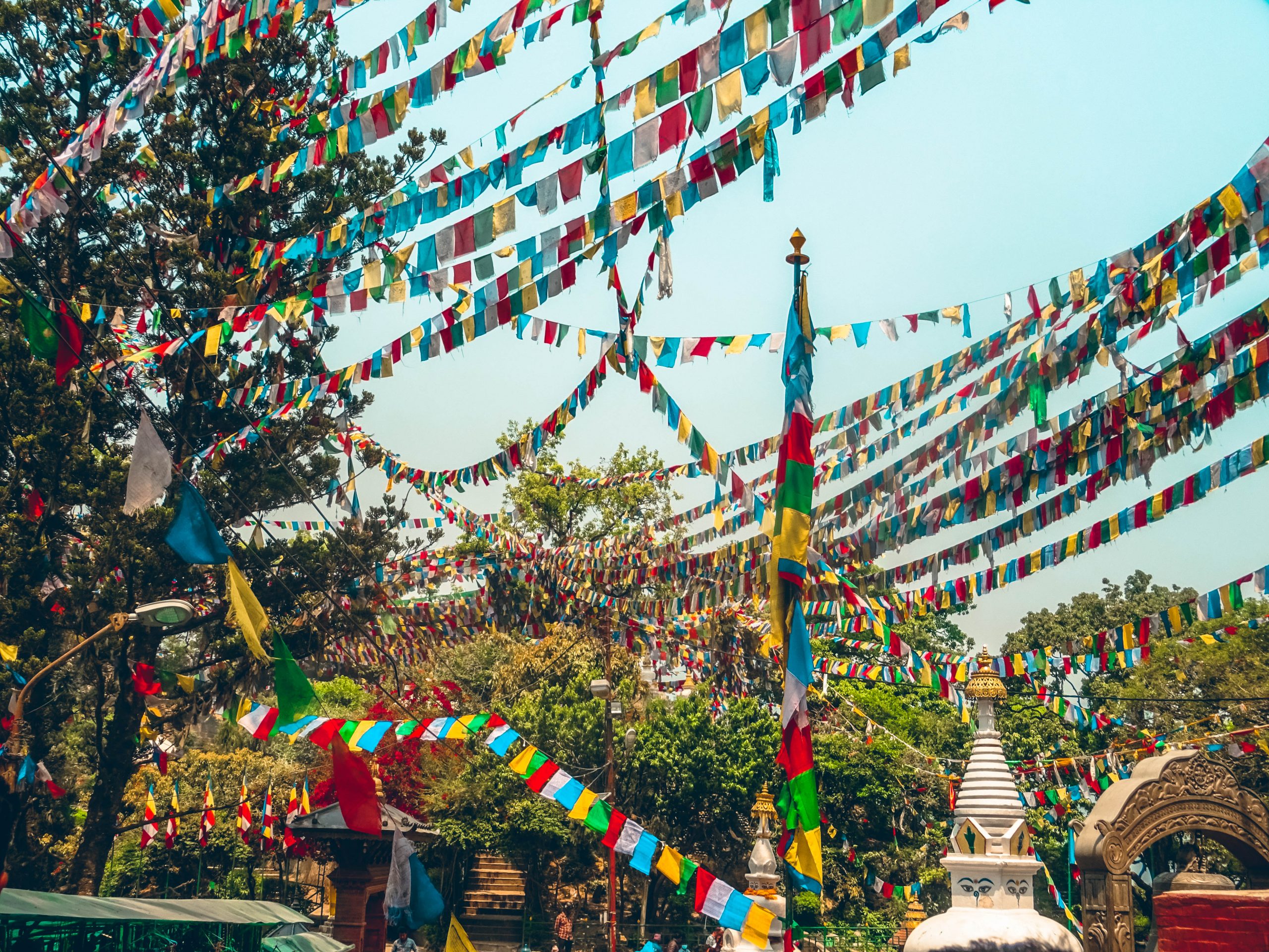 Swayambunath - Temple des singes à Katmandou