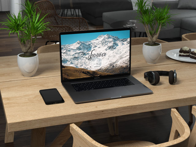 Fond d'écran janvier 2026 avec et sans calendrier pour pc et ordinateur
