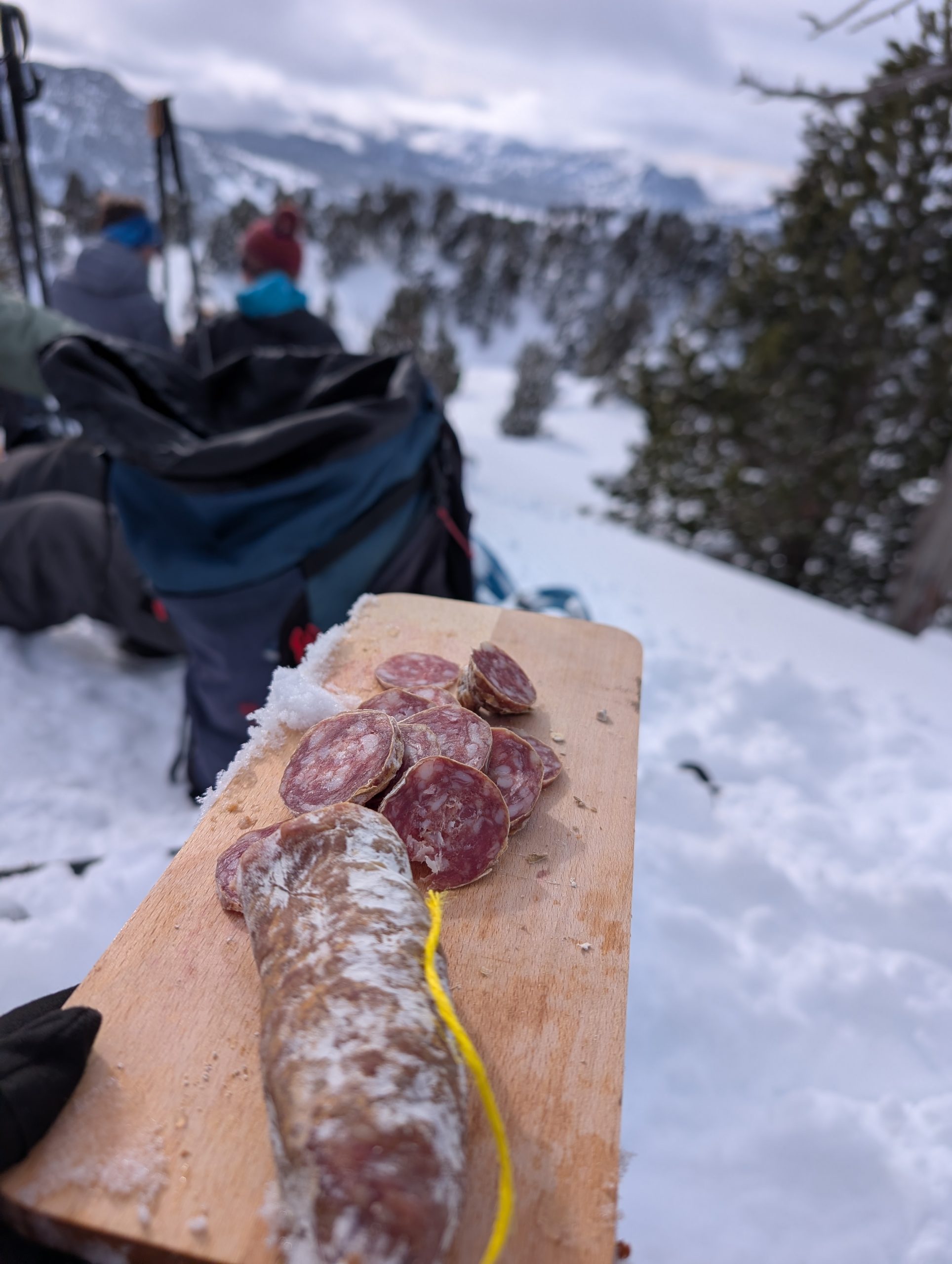 trek dans le Vercors, en hiver avec un guide Grand Angle